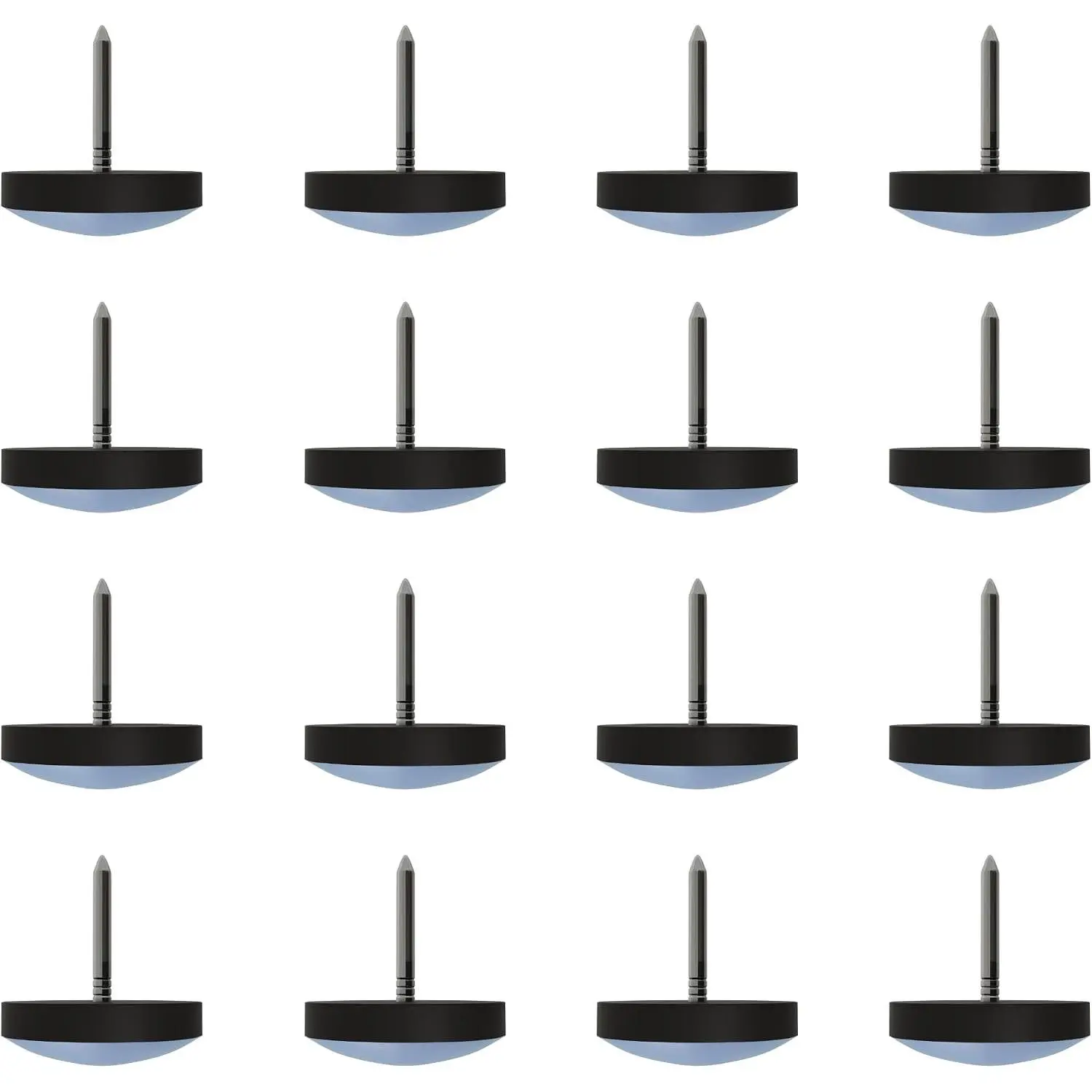 Furniture Glides for Chairs & Tables - 1 Inch, 16 Pack - Chair  Floor Protectors for Hardwood Floors & Carpets-Furniture Pads for Dining Chair & Cabinets