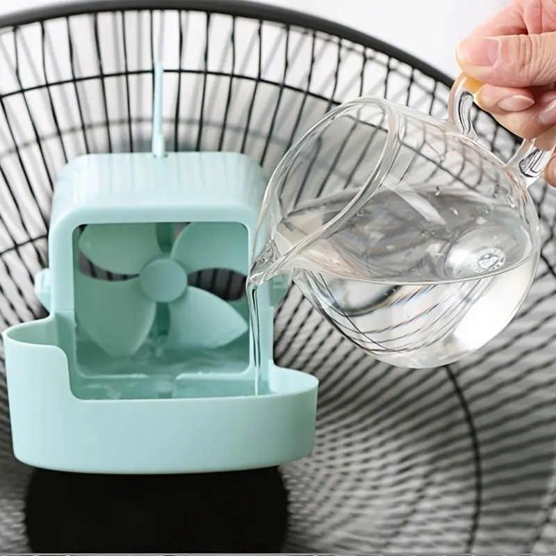 2026 Upgrade 6-Pieces set Portable Fan Cooling Kit, Quick Cooling Without Power, Suitable for Handheld and Floor Fans, Swivel Design, Efficient Summer Cooling
