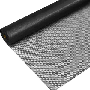Window Screens, 48in x 120ft, Fiberglass Window Screen Mesh Roll, Easy to Cut, Not Easy to Tear, Black Door Screens for Flies Mosquitoes Bug Prevention Pet