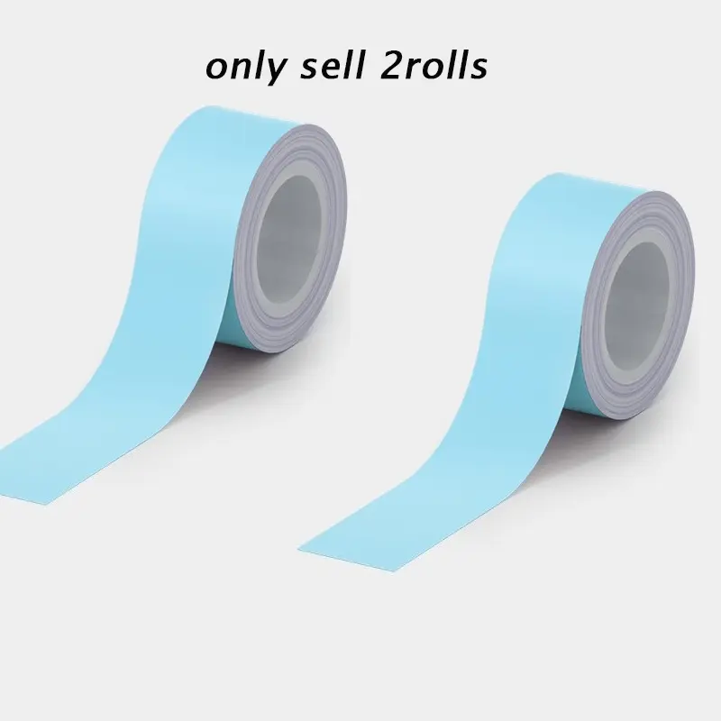 2rolls.Label Tape Continuous Waterproof Label Tape Thermal Sticker Labels 0.59in X 22.96Ft(15mmX7m) Label Printer Tape Suitable for Most Label Maker for Home, Office, School, Barcode, Name, Date, Price etc