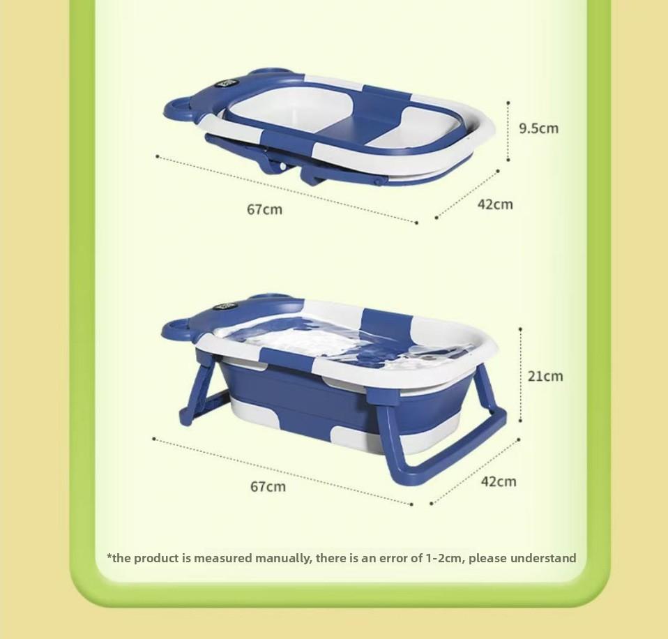Must-Have Baby Essential!Collapsible Bath Tub for Sit & Lay Bathing
