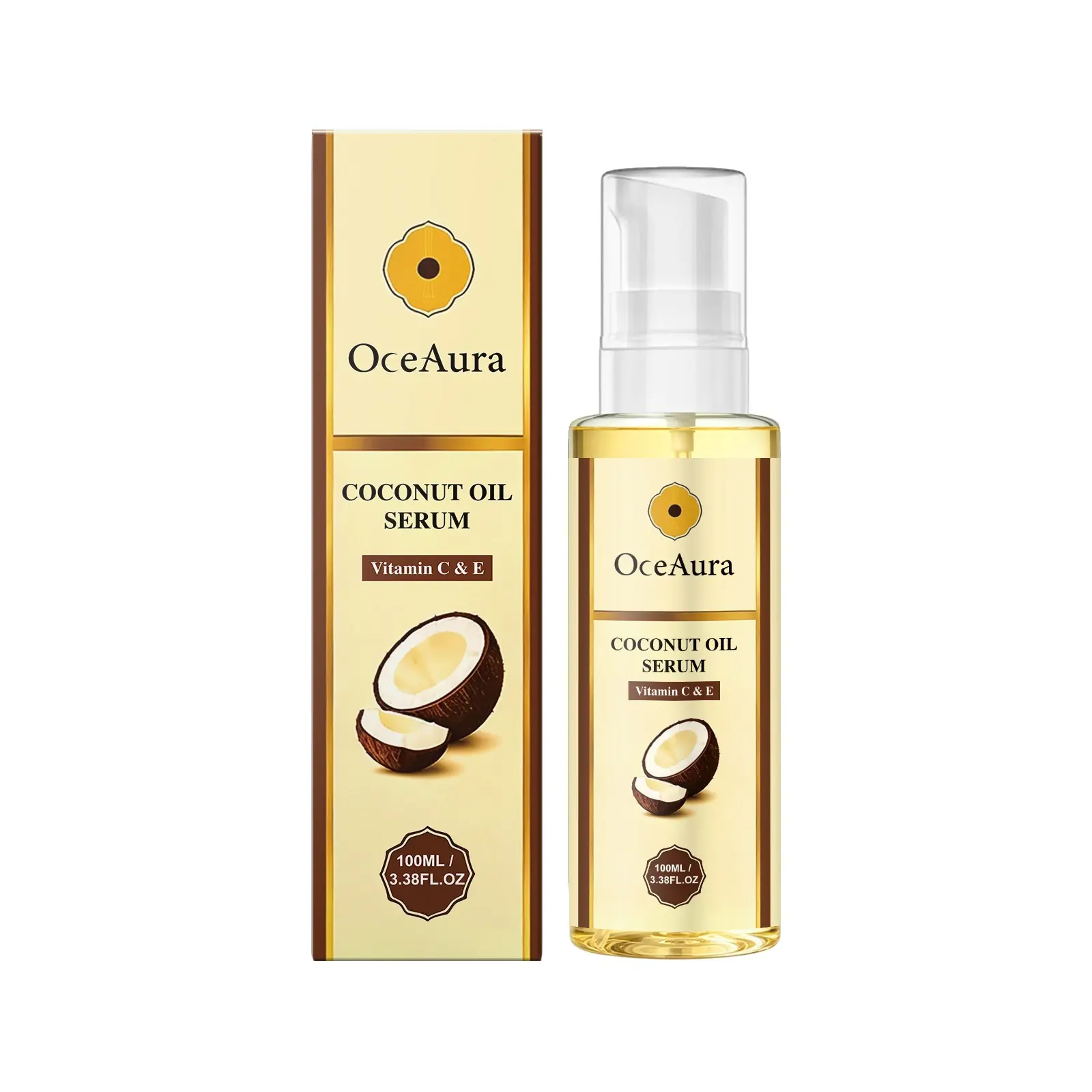 Coconut Moisturizing Essence, Plant Extracts for Hydration, Lightweight and Absorbent, Nourishing Skin Care Formula