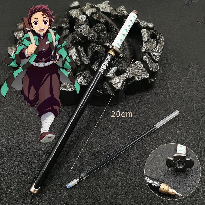 20cm  Anime Peripheral Neutral Pen/my Wife/Zenyi/moth/butterfly Blade Day Wheel Knife Stationery Signature Pen