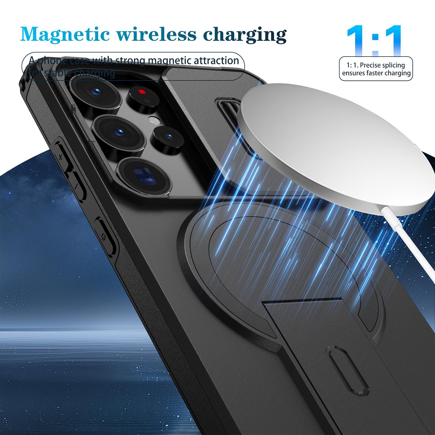 Magnetic Case For Samsung Galaxy S26 S25 S24 S23 Ultra Plus, Matte Hard PC Shockproof Phone Case With Camera Protection, Compatible With MagSafe, Slim Silicone Protective Cover#MothersDayGift #GiftsForHer