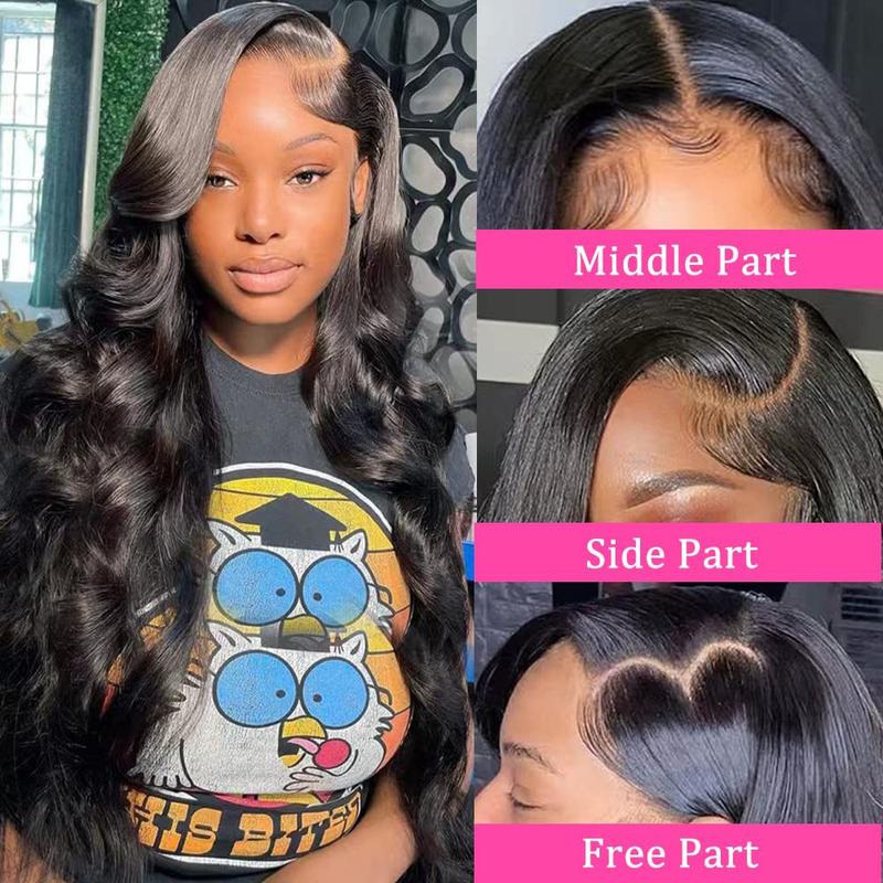 Bling Hair 30 32 Inch 13x6 Body Wave Lace Front Wigs Human Hair 180% Density 13x4 Lace Front Wigs Pre Plucked For Black Women