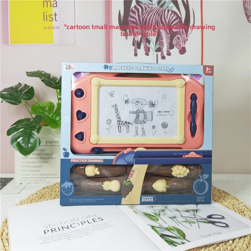 Cartoon Animal Drawing Magnetic Black White Doodle Writing Board Painting Table Educational Learning Children Toy