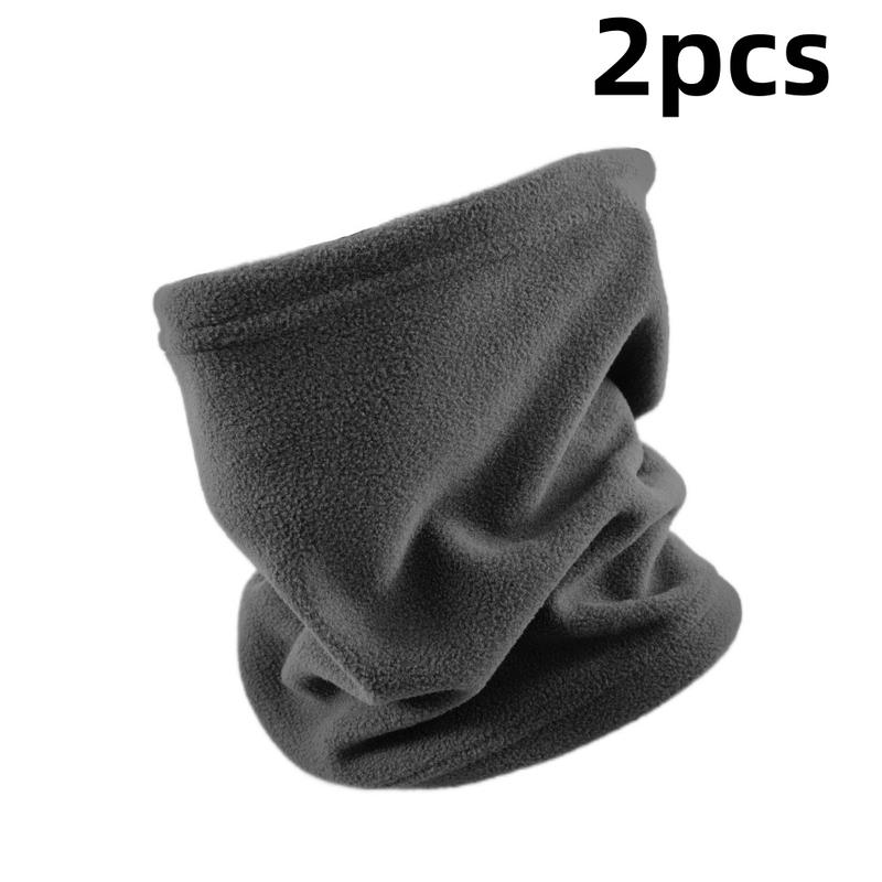 2PCS Men’s Thermal Balaclava Face Masks – Windproof Fleece-Lined Winter Neck Gaiters for Skiing, Motorcycling, Cycling, and Outdoor Sports, Breathable & Adjustable Cold Weather Gear