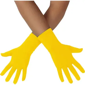 Men's and Women's Gloves Costume Accessories Wrist Length Spandex Stretch Halloween Cosplay Party Wedding Prom GlovesGift.