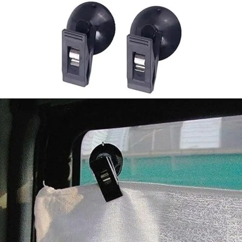 2-Pack Titural Car Dashboard Parking Sign Holders, Magnetic Round Ticket Clips, Card Organizers for Cars & Trucks, Essential Vehicle Accessories