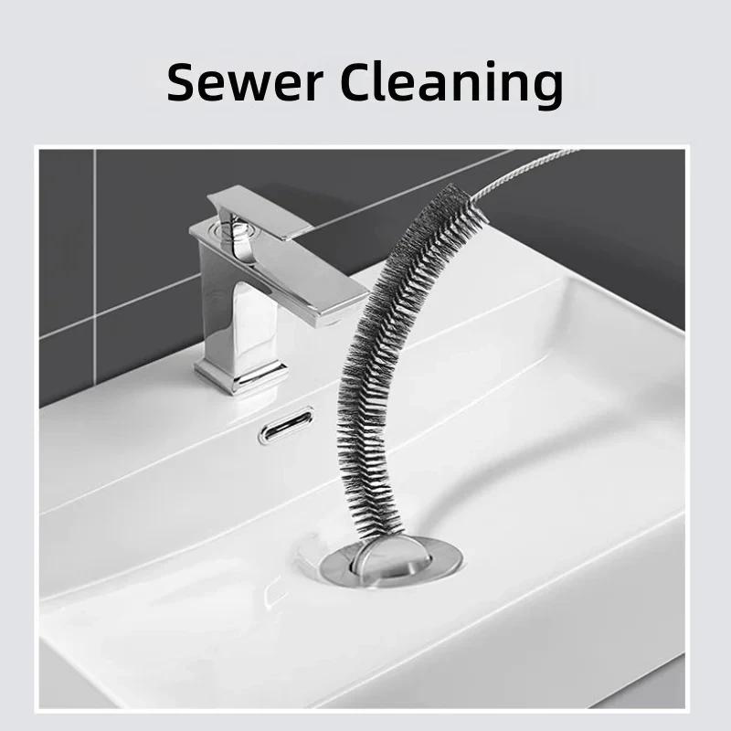 Household Cleaning Brush, 1 Count Long Flexible Dryer Vent Cleaner, Kitchen Cleaning Tool, Household Cleaning Brush for Washing Machine