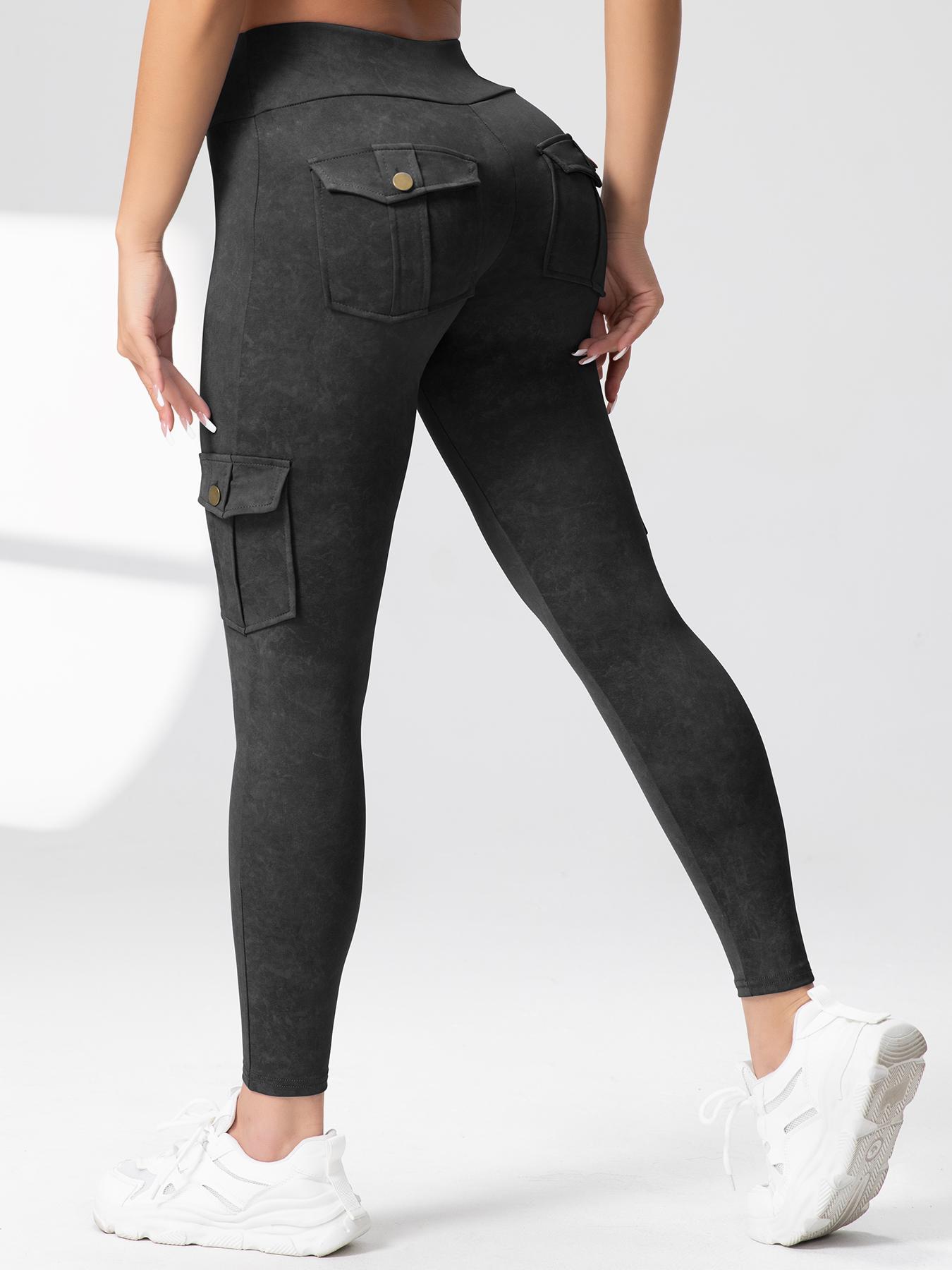 High Waist Yoga Pants for Women with Pockets, Tummy Control Compression Leggings, High Waisted Leggings, 4-Way Stretch Activewear for Gym & Daily Use, Fitness Pants