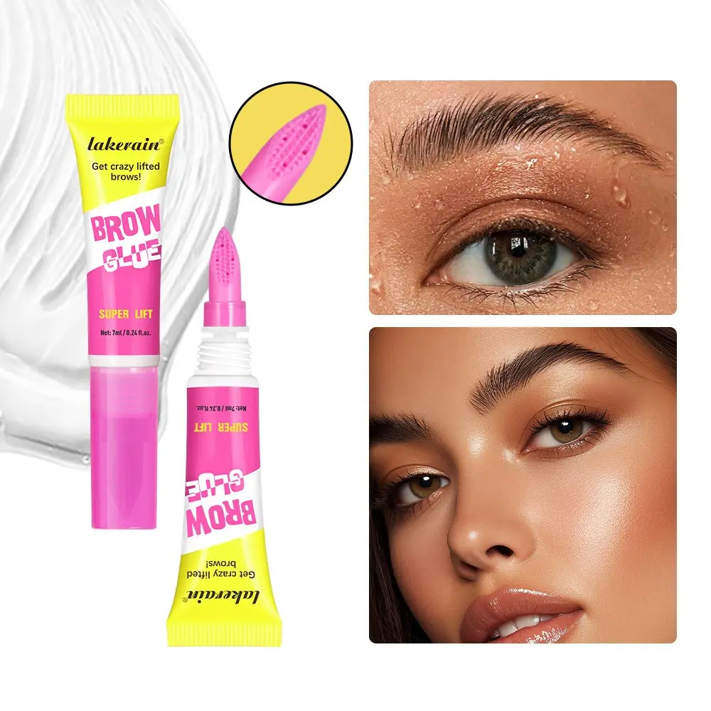 Brow Glue, Long-Lasting Waterproof Brow Glue, Easy to Apply, Natural Look, Makeup Essential, Perfect for Daily Use, Eyebrow Gel