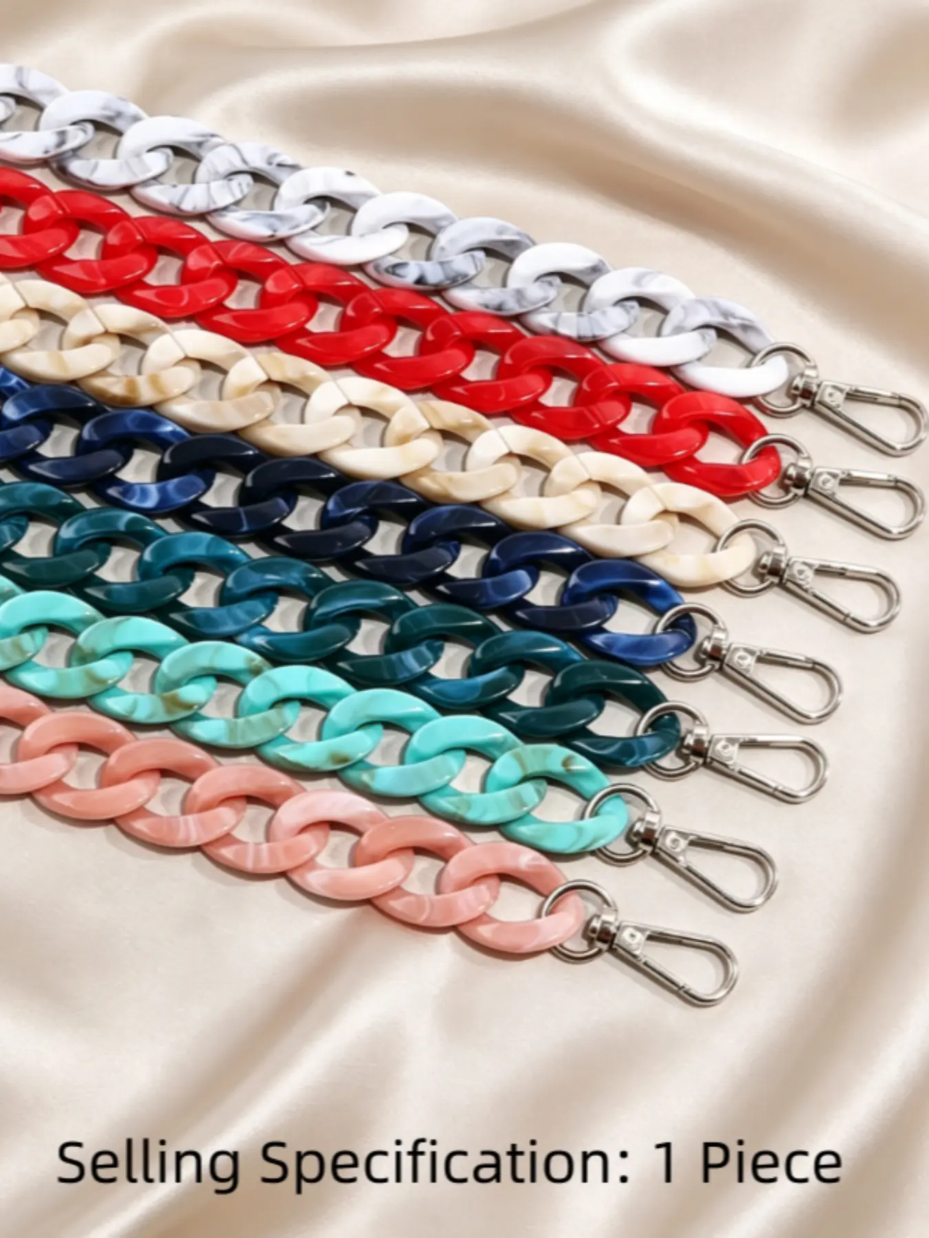 Acrylic Chain Accessories, Bag Chains, High-End Bag Strap, Removable Shoulder Strap, Crossbody Strap, Underarm Handle, Detachable, Fashionable Bag Hardware, Handbag Accessory, Chain For Purse, Purse Shoulder Straps