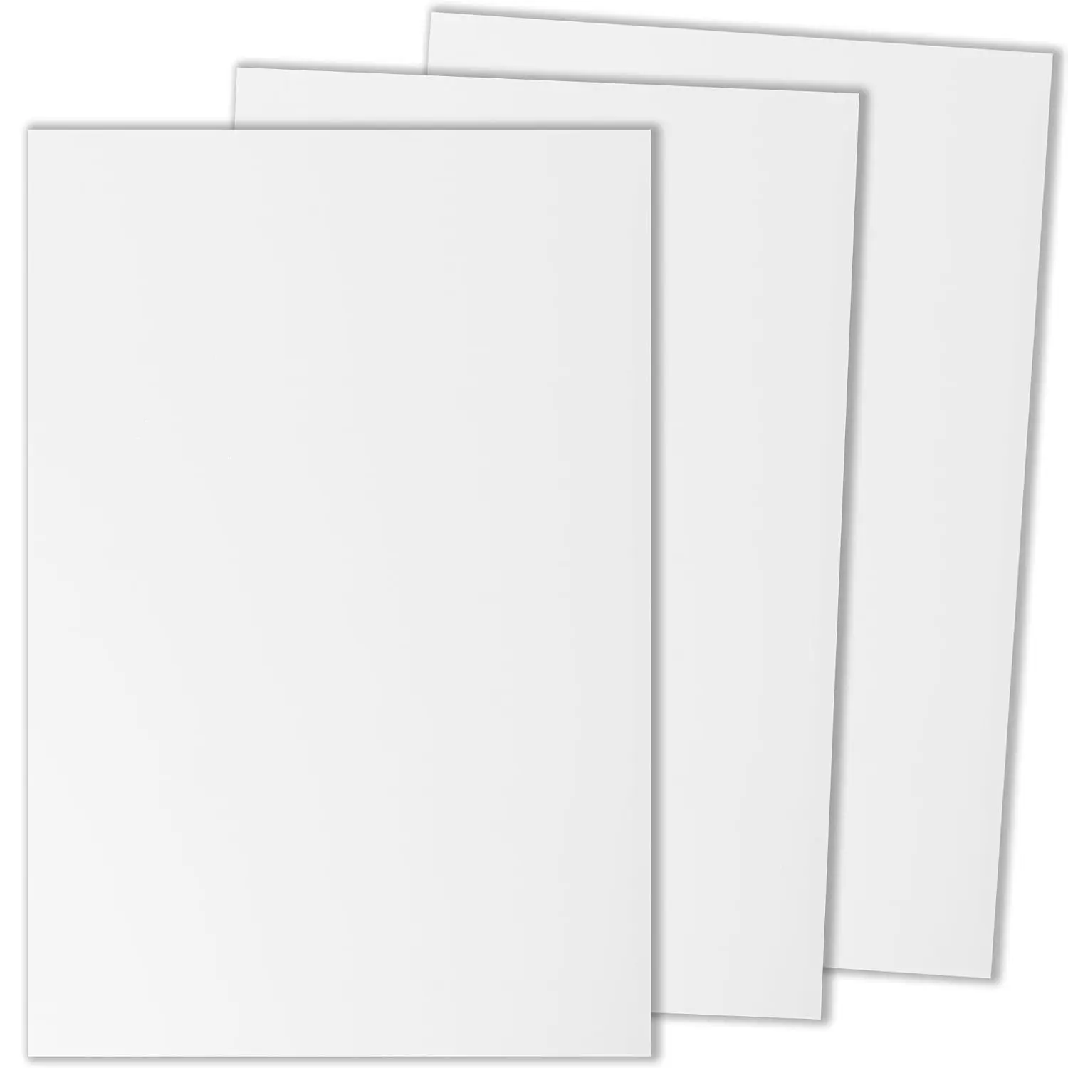 White Plastic Sheet Rigid PVC 1/8" Thick, 8x12, Pack of 3 by  Panel Board for Signage Display Industrial DIY Crafts