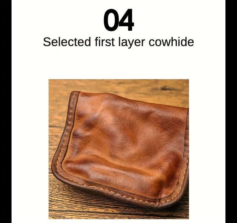 Stop buying generic gifts.  This 1-pack handmade leather card case carries his cards AND your thoughtfulness.