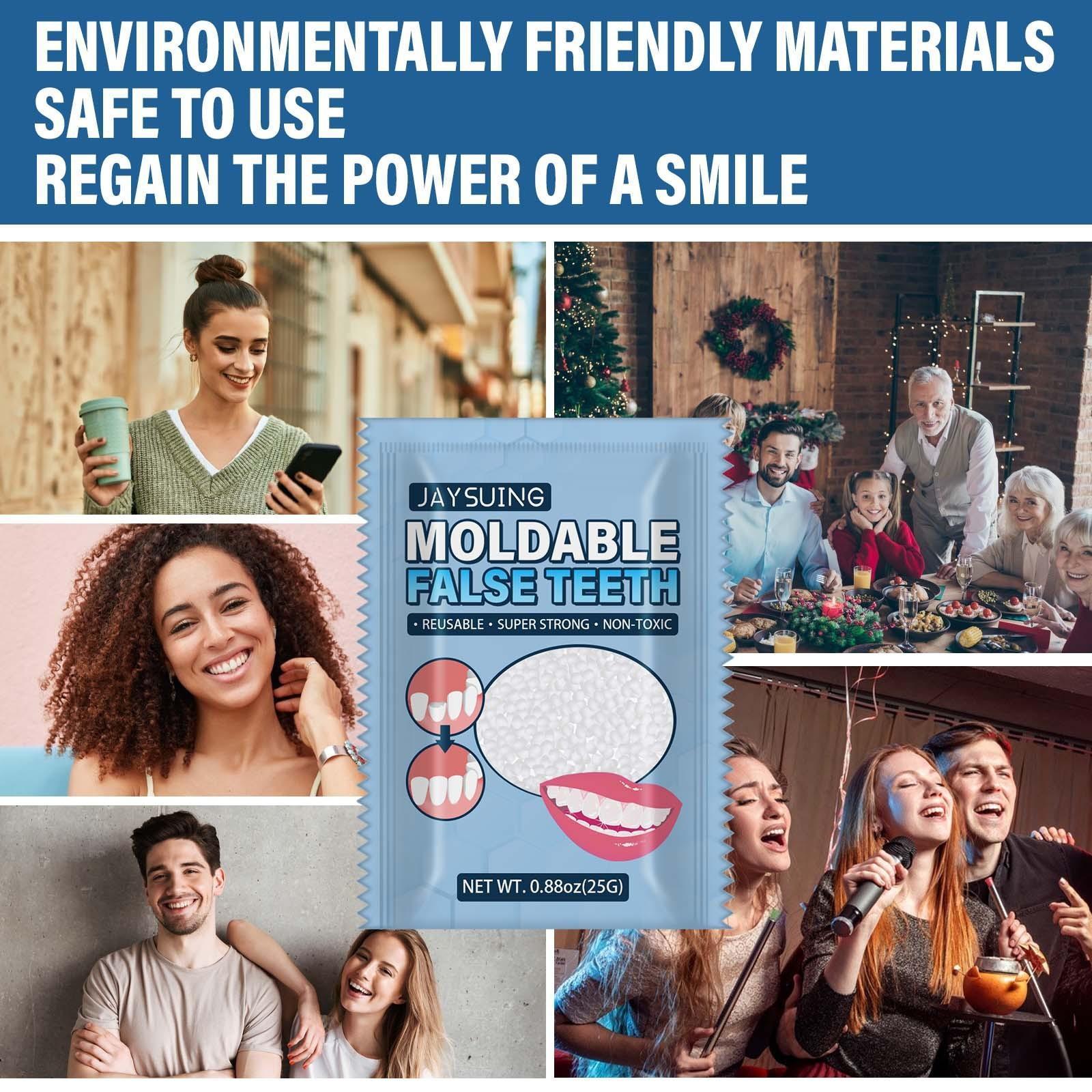 "Fix Teeth Instantly! 25g Dental Repair Kit - Temporary Filling for Cavities & Missing Teeth - Dentist-Approved Formula - From Pain to Relief in Minutes - Order Emergency Kit Now!"