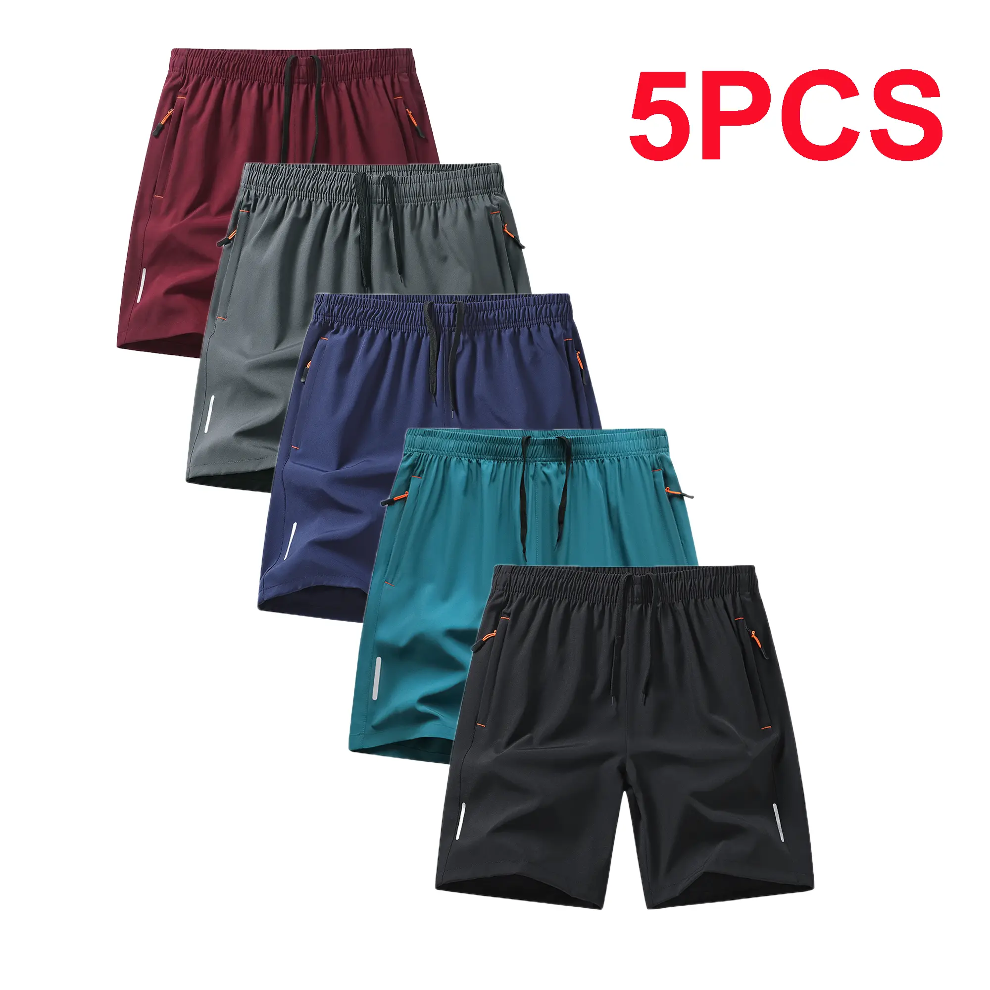 Red + Gray + Dark Blue + Light Blue + Black