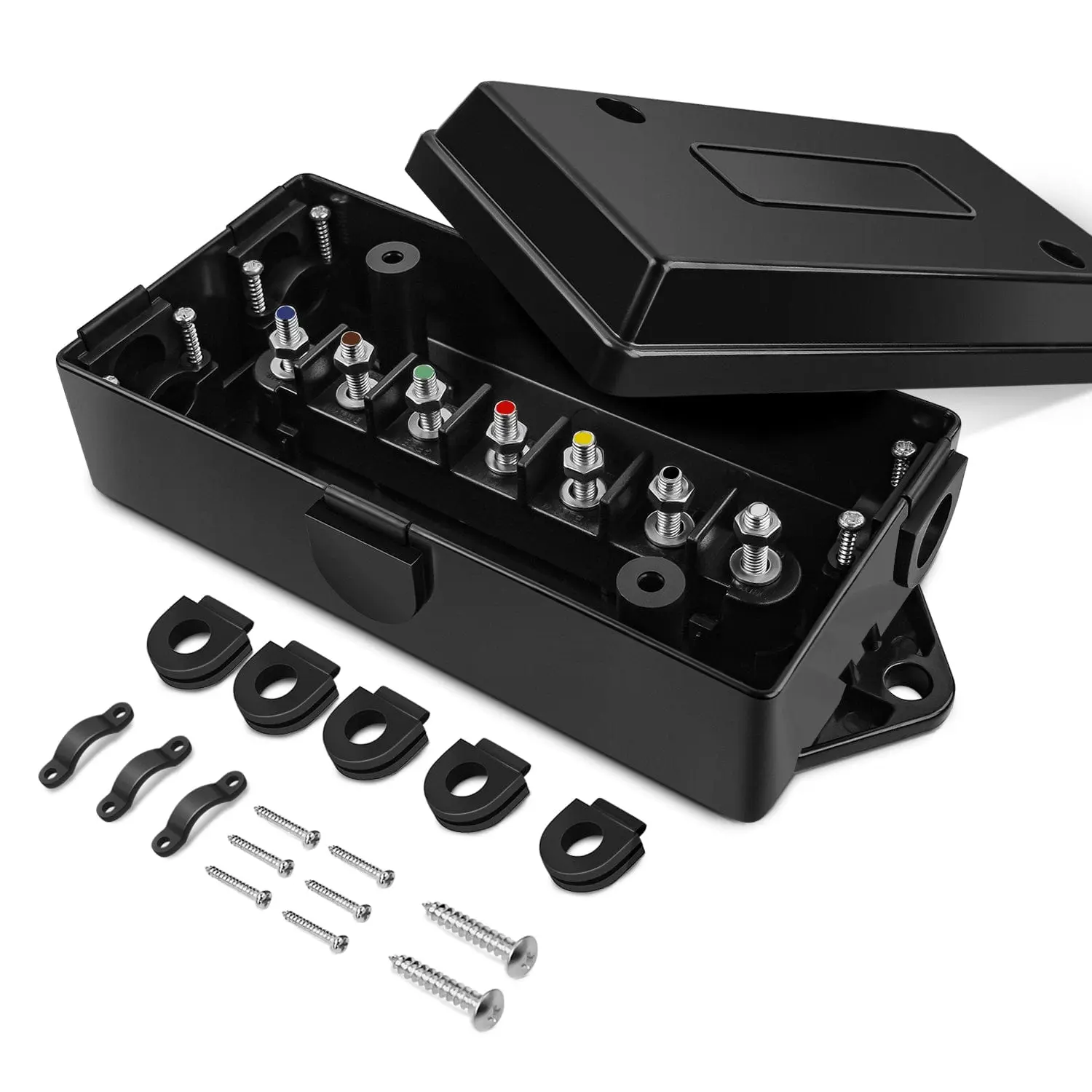 Nilight 7 Way Electrical Trailer Junction Box Nilight 7 Way Electrical Trailer Junction Box