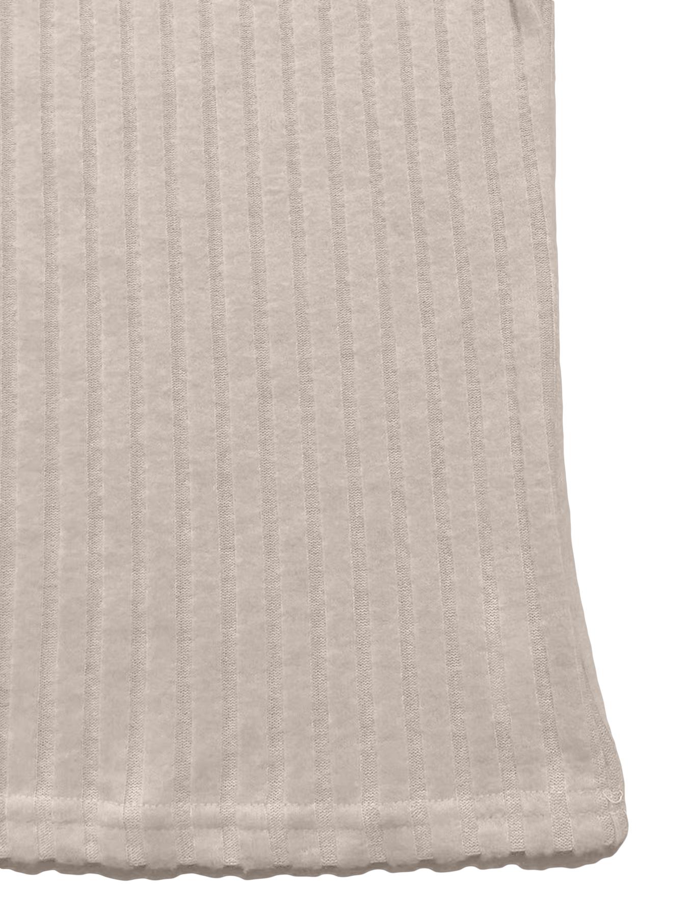 Women's Contrast Floral Lace Button Decor Ribbed Tee, Casual Drop Shoulder Long Sleeve Round Neck T-shirt for Spring & Fall, Fashion Women's Tops for Daily Wear