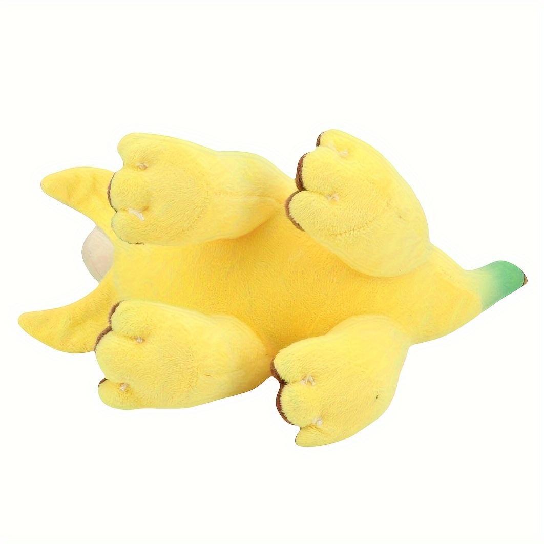 Cute Banana Brontosaurus Design Plush Toy, Soft Stuffed Animal Plushie, Cartoon Banana Soft Dragon Doll, Home Decoration Gift