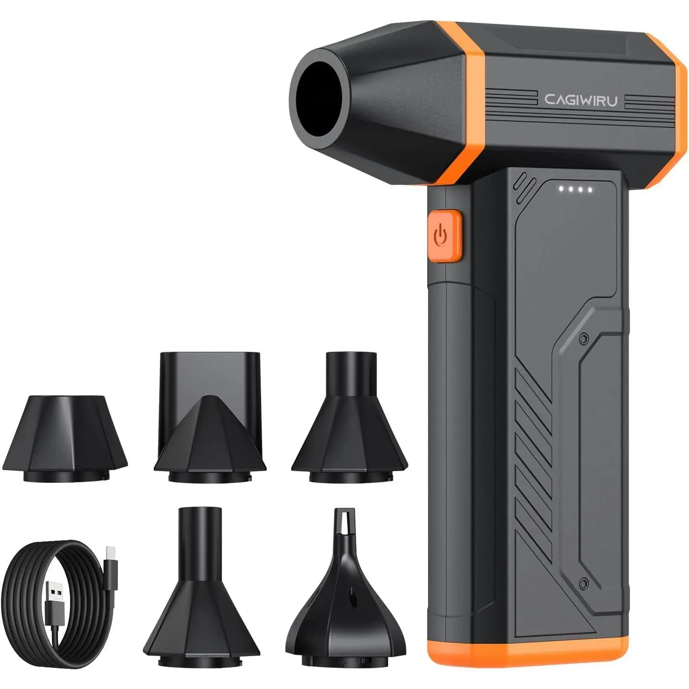 Compressed Air Duster,110000RPM Electric Air Duster,Brushless Motor Blower,3-Gear Fan Duster Blower for Computer,Car,and
