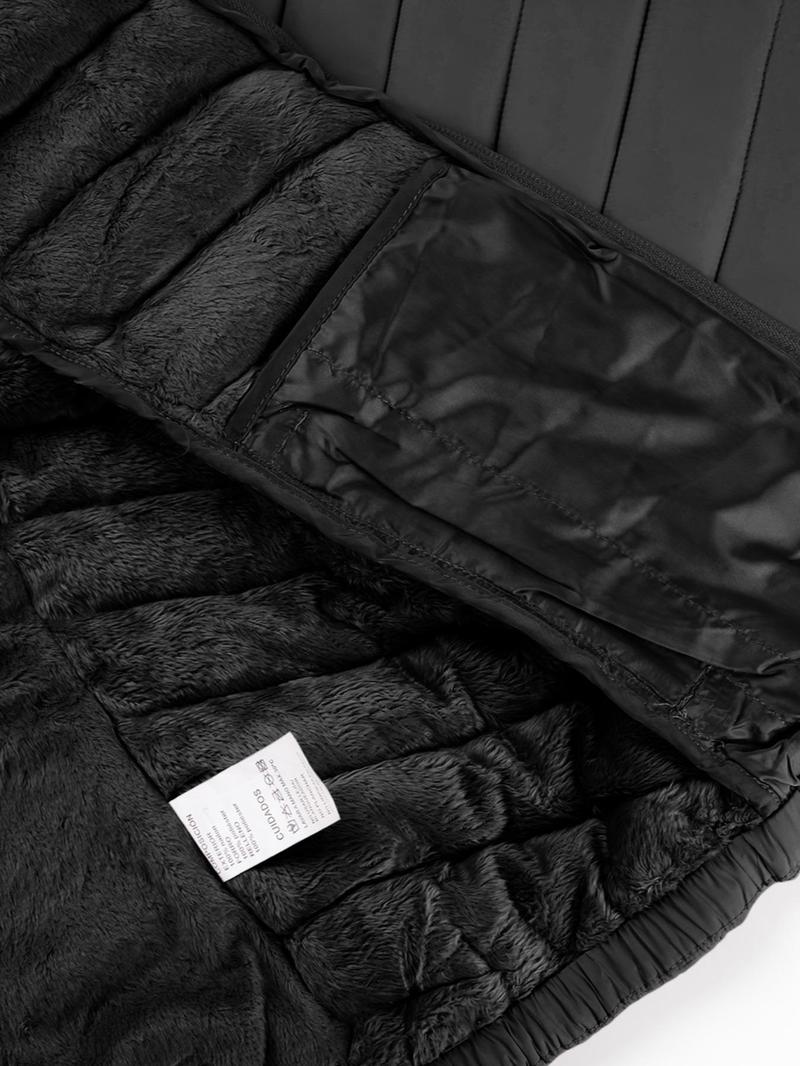 Geschallino Women's Lightweight Winter Cotton Jacket with Pockets, Casual Fall & Winter Hooded Coat for Daily Commute