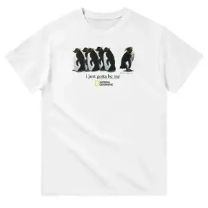 180gI Just Gotta Be Me Penguins T-Shirt, Animal Tee, Gifts Shirt, Unisex Vintage Graphic Tees Gothic Grunge Y2k Emo Scene Amity Affliction Style Clothes Men Women Streetwear