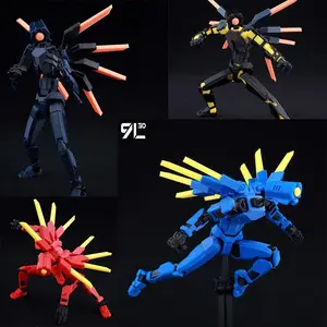 2026 hot item 9L3D PrintedV1 Series Anime Characters Lucky13 Dummy13 Ultrakill Multi-Jointed Deformable Body Posing Model Multi-color Toy Gift
