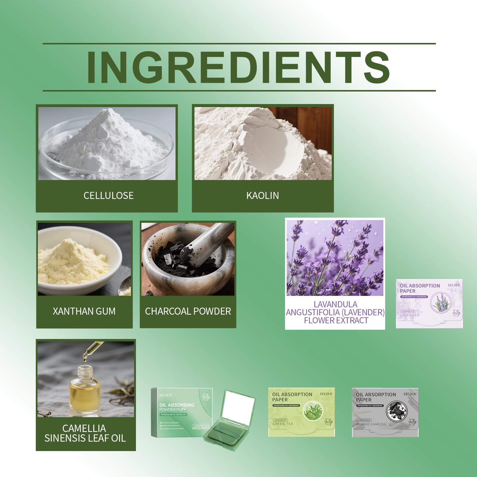 OUHOE Oil Blotting Sheets Linen Fiber Natural Absorption Adhesive Strip Easy Peel Makeup-Friendly No Powder Removal Controls Shine Boosts Confidence Gentle for All Skin Types