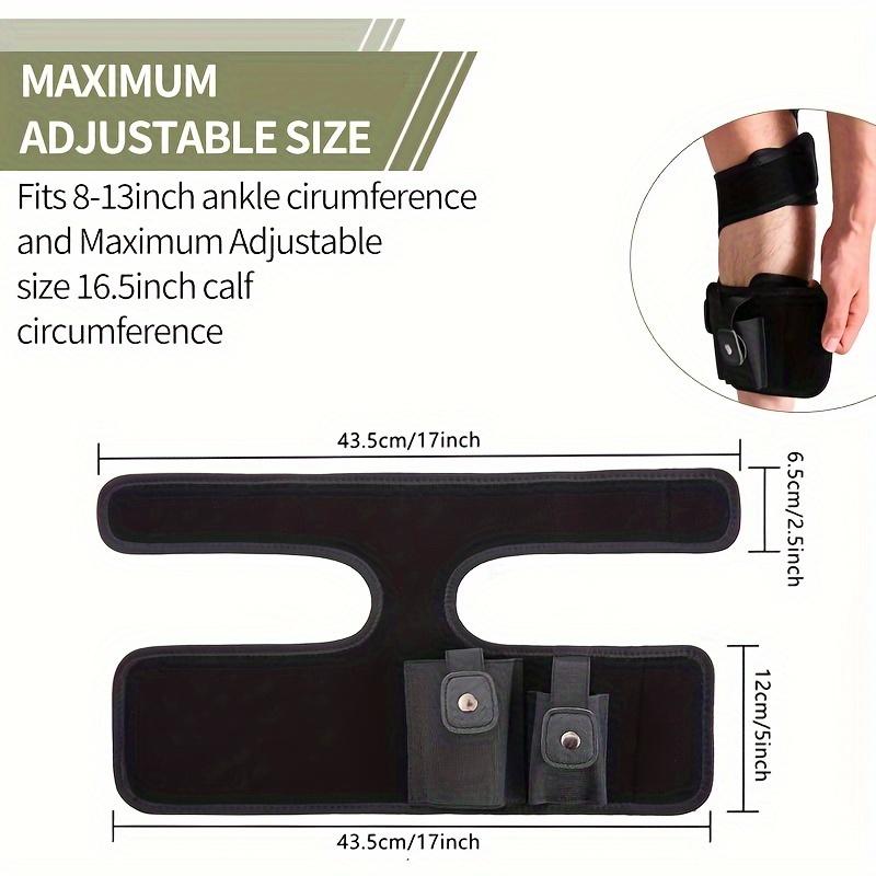 Ultimate Ankle Holster with Calf Strap for Concealed Carrying Neoprene Material Breathable