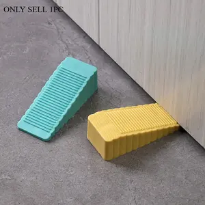 Windproof Door Stopper Door Stopper Punch-free Creative Silicone Door Stopper Household Safety Door Wedge Anti-pinch Door Card