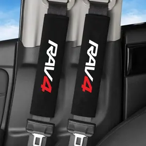 2pcs Car Seatbelt Shoulder Protectors, Anti-Chafing, Universal Fit, Toyota Rav4 Compatible, Automotive Accessories, Simple & Elegant Design
