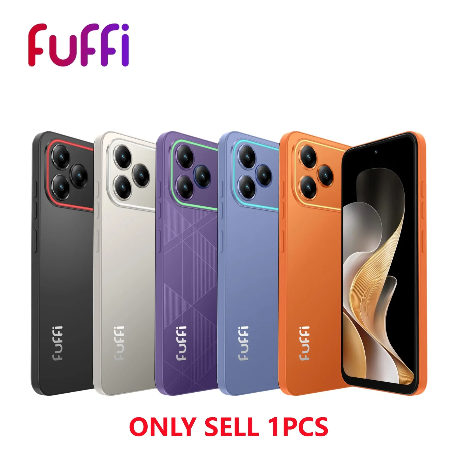 Fuffi Fashion Smartphone, Global 4g Network, 6.67-Inch HD Screen, 4GB RAM, 32GB/64GB ROM, Dual Sim, 4400mah Battery, Android 12 System