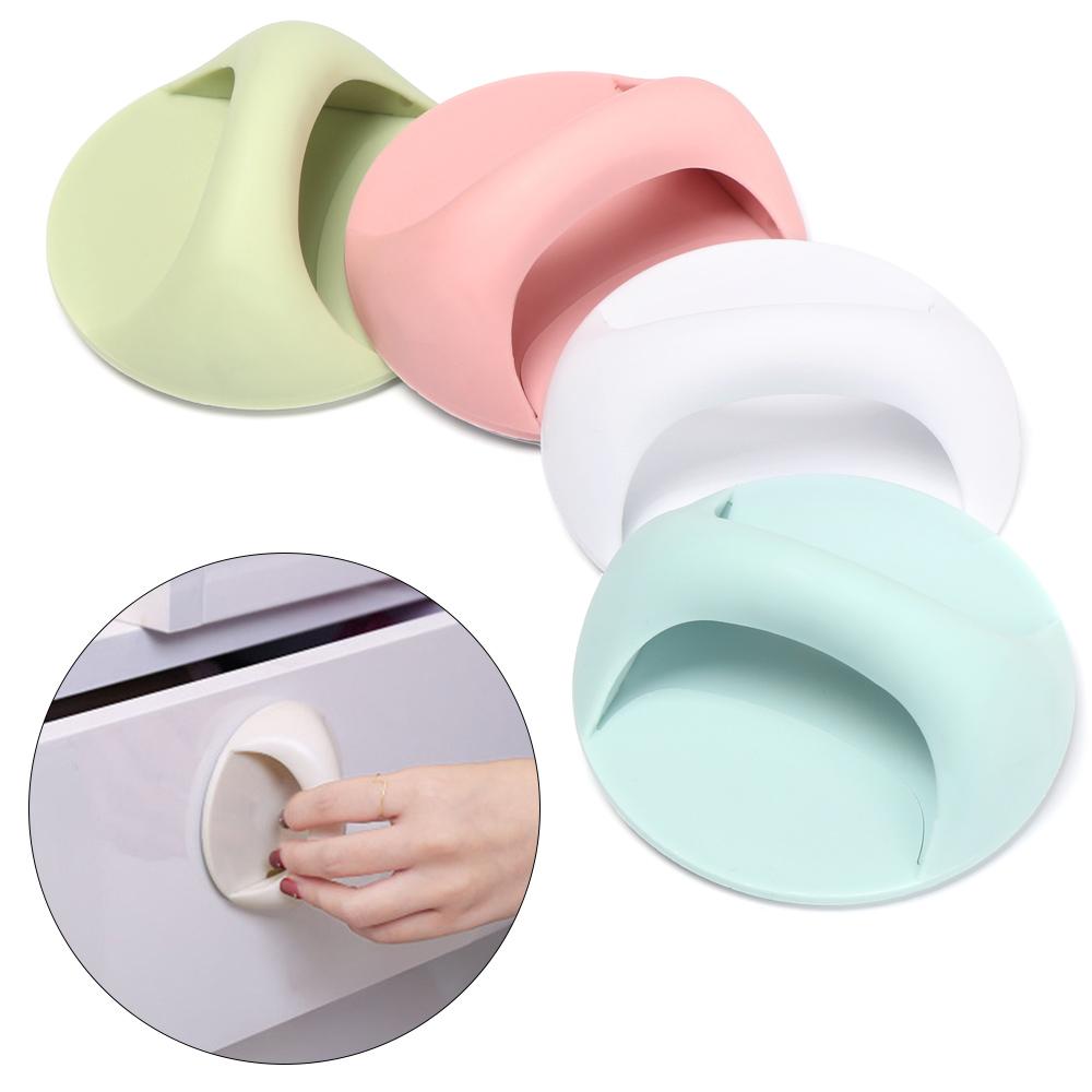 Round Auxiliary Knobs Cabinet Suction Cup Handle, Window Sliding Door Self-Adhesive Wardrobe Pulls, Refrigerator Handle