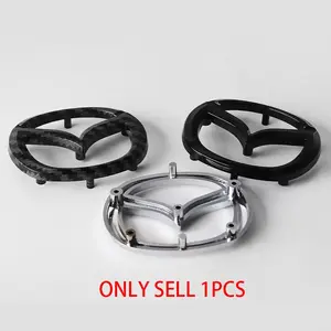 Mazda Steering Wheel Emblem Replacement, Compatible with Mazda Atenza, axela CX-30 CX-90 Cx4, Cx5, Customizable Decorative Steering Wheel Badge