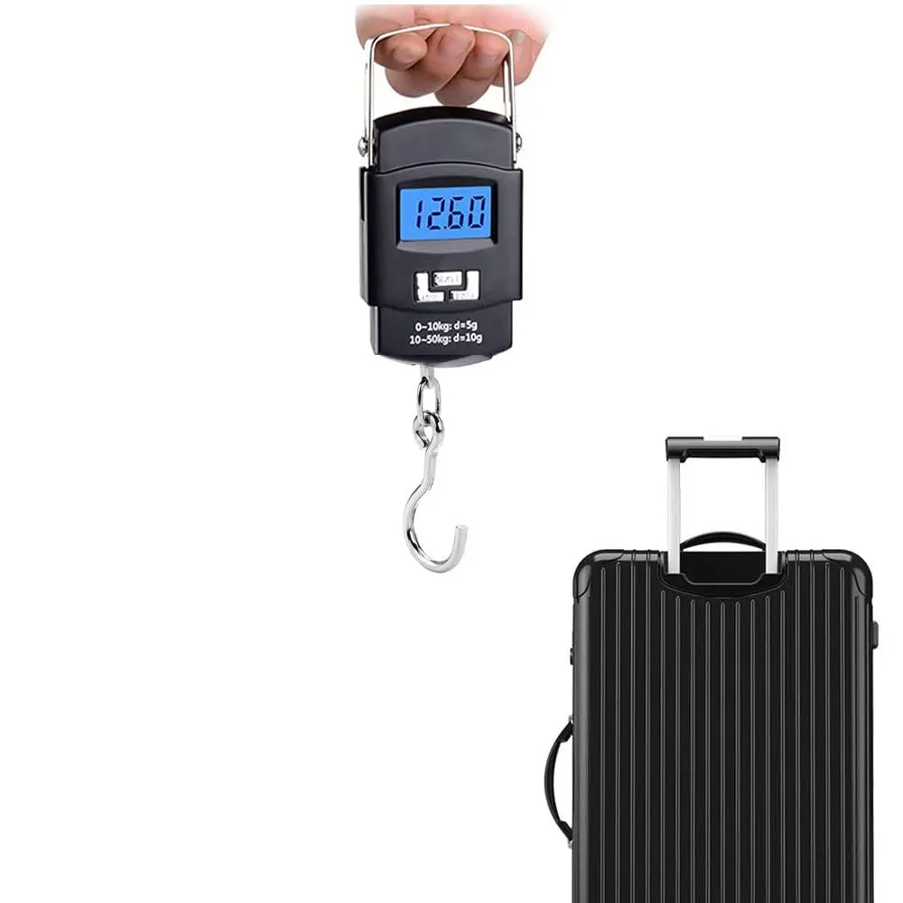 Digital Fish Scale Portable Electronic Hand Scale with Large Screen ...