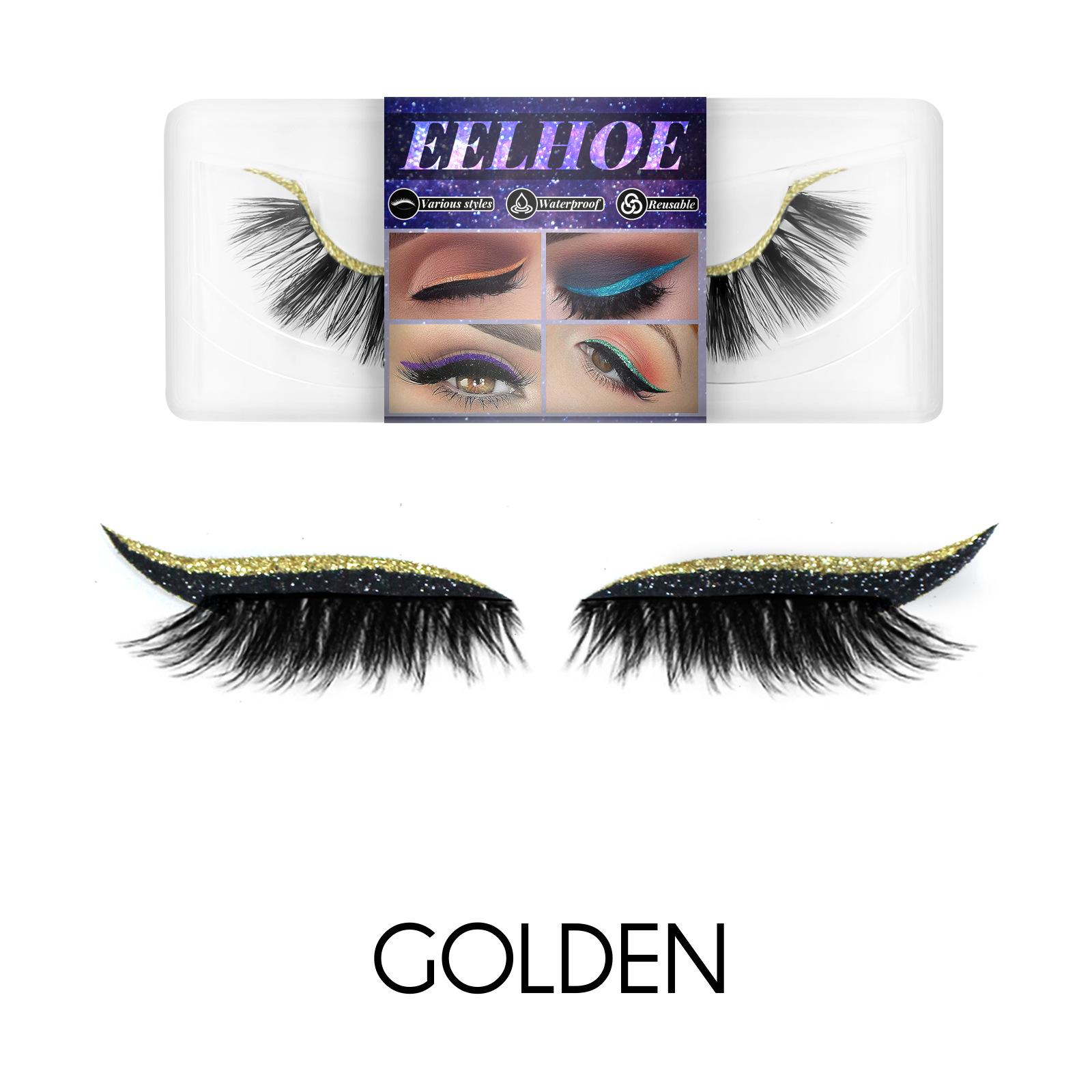 Faux Mink Eyelashes - Free Self-Adhesive Strips with 3D Effect for European & American Style, Includes Eyeliner & Eyeshadow Stickers bottom lashes kim k lash clusters grande lash lift