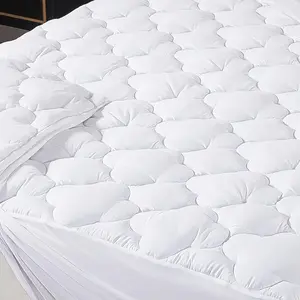Full Mattress Pad,Fitted Full Mattress Protector Soft with Deep Pocket 6"-18",Depth Breathable,Mattress Cover