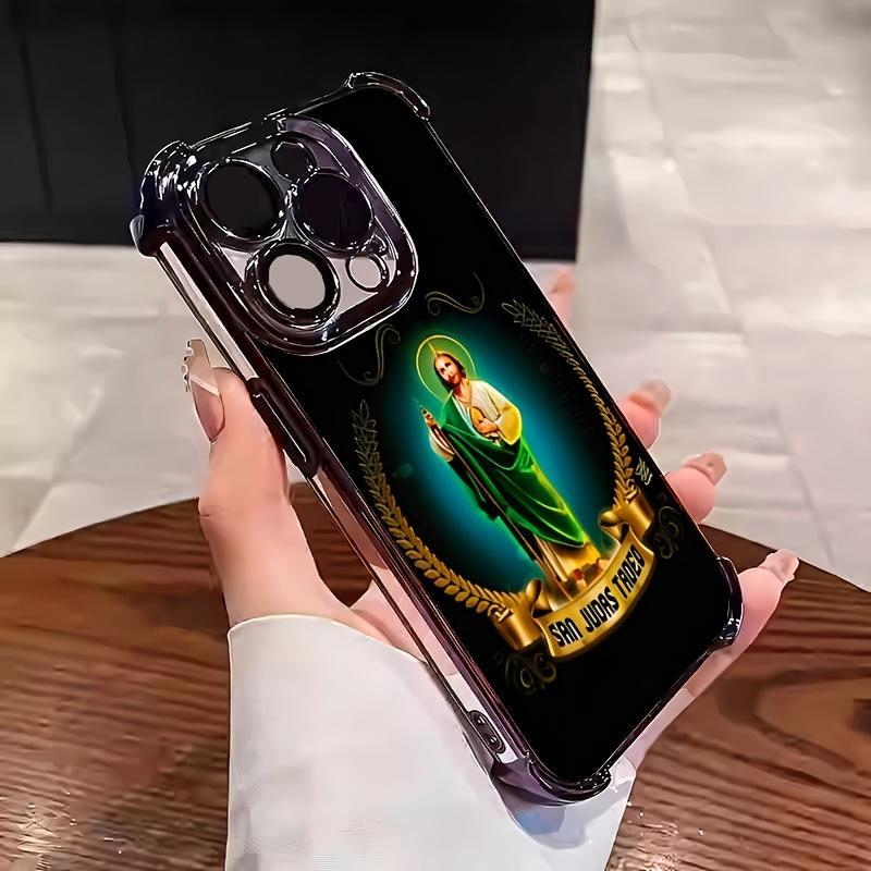 Religious Design Luxury Protection Jesus Pattern Mobile Protective Phone Case for IPhone 16 15 14 13 12 11 Pro Max Plus Shockproof Cellphone Cover