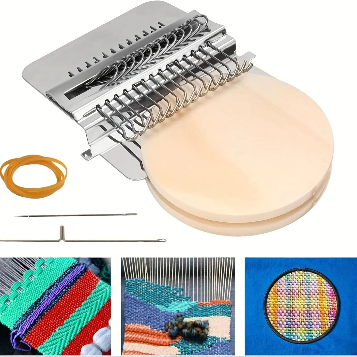 Portable Mini Sewing Machine with 14 Hooks, High-Speed Handheld Repair Tool, Ideal for DIY Crafts, Quick Mending, Knitting, Jeans, Socks, Clothes