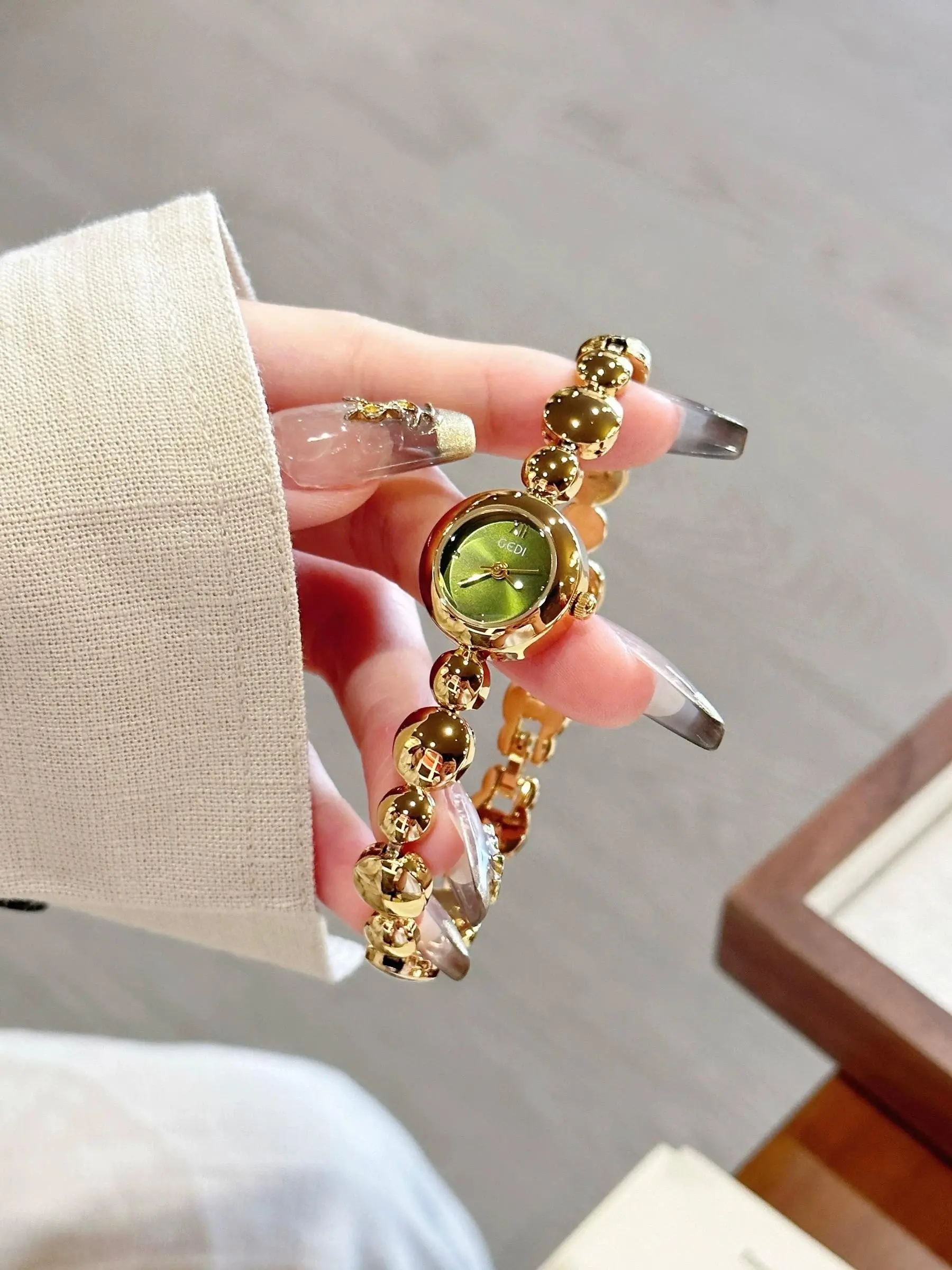 Women's Quartz Watch Bracelet, Vintage High-End Analog Dial, Casual Fashion, Stainless Steel Case, Perfect Gift, Fashion Wristwatches