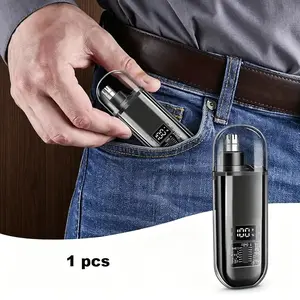 Nose Hair Trimmer, Portable Electric Nose Hairrimmer for Men and Women, No Hair Hurt, NoPain, Stylish and Simple, USBRechargeable,Suitabie for Nose Hair, Eyebrow and Ear HairTrimming