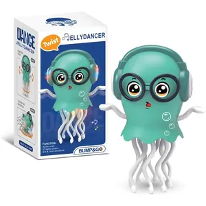 Dancing Jellydancer Baby Toy, Crawling Infant Tummy Time Toy,Dancing Loud Music Crawling Walking Toys  3 4 5 6 7 8 Year Old Kids Boy Girl Birthday Gifts, Interactive Relax Fidget Gifts