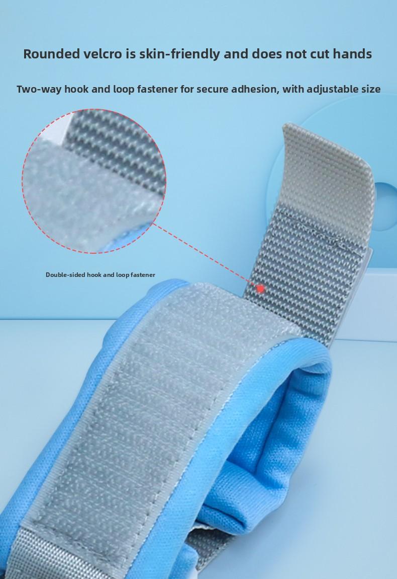 Children's traction rope, baby wristband, child anti-lost safety belt, rotating anti-tangle strap with lock to prevent children from getting lost