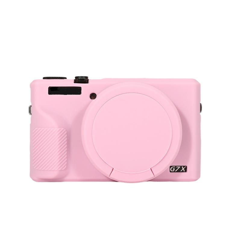 Silicone Camera Case with Removable Lens Cover, Scratch-resistant & Wear-resistant Camera Protective Cover, Photography Camera Accessories for G7X Mark 3