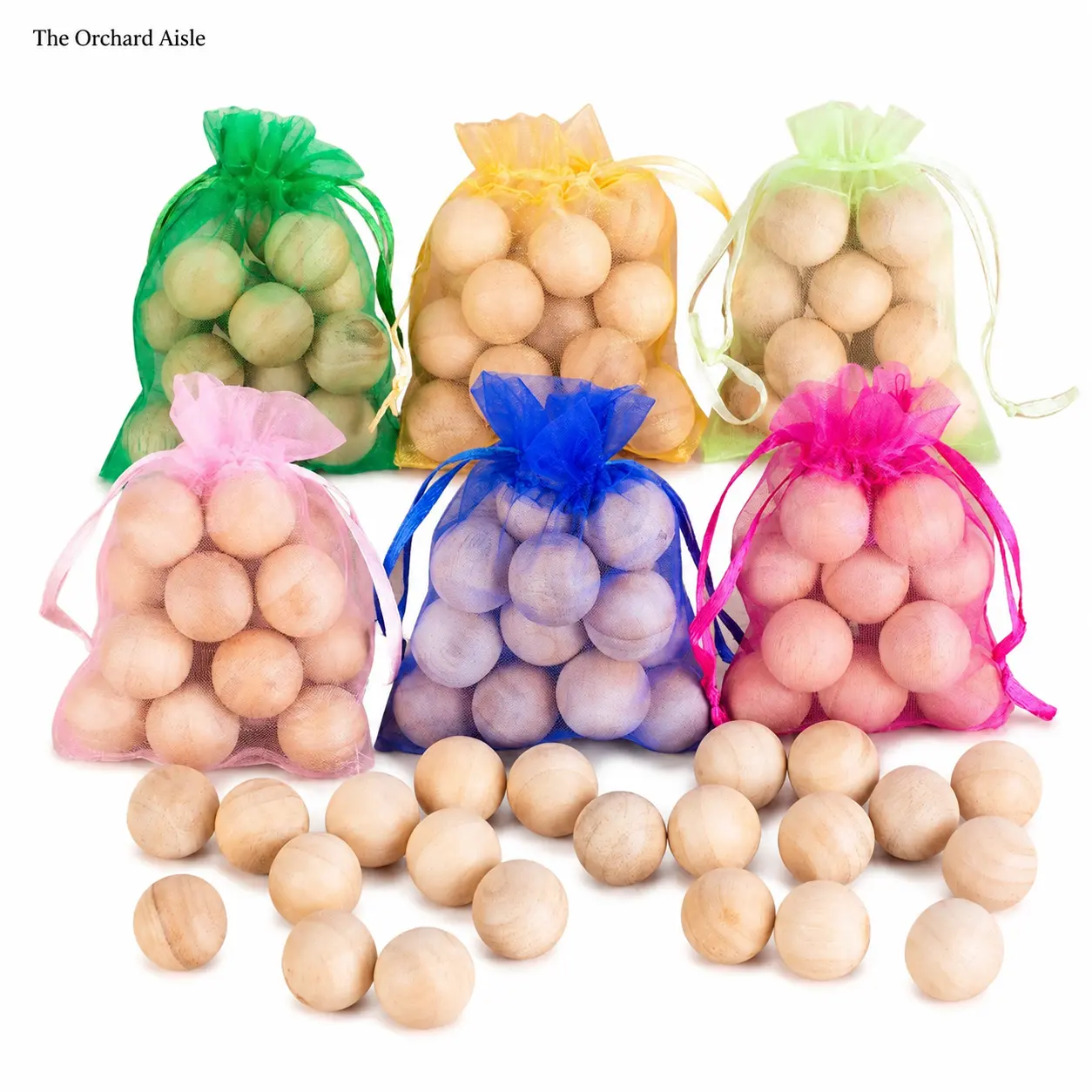 Natural Camphor Wood Scented Balls – 20-Pack, 1.8 cm Diameter, Eco-Friendly Wardrobe & Closet Deodorizer, Moth Repellent, Mildew Resistant, Insect Deterrent for Clothing Storage, Non-Toxic Alternative to Traditional Mothballs