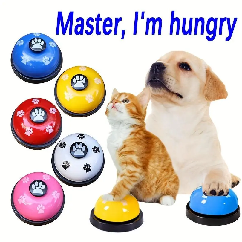 Dog And Cat Training Bell, Dog Puppy Pet Potty Training Bells, Dog Door Bell Tell Bell, Call Bell, Teddy Ringer, Cat & Dog Intelligence Toys, Without Battery