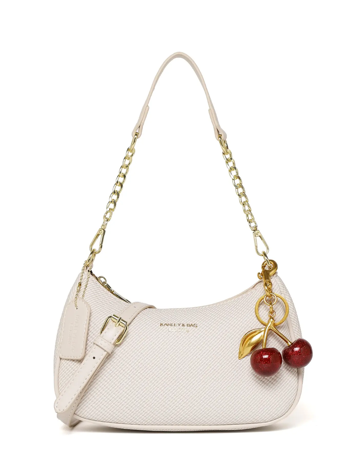 Women's Solid Color Chain Strap Bag, Fashionable Shoulder Bag for Daily Used, Casual Crossbody Trendy Versatile High-quality Daily Commuting, Girl Fashionable Shopping Convertible Shoulder Bag, Crossbody Shoulder Handbag