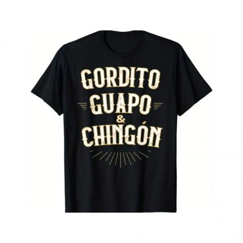 Summer t Shirts Chubby, Handsome and Awesome - Funny Mexican T-Shirt