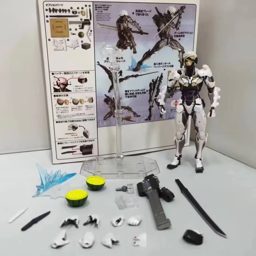 Marine Hall Mgs Raiden Snake Uncle Alloy Gear Model, Collectible Handmade Figure, High-Quality Detailing, Perfect Gift for Fans